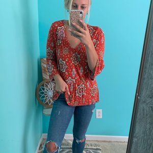 Boho Bell Sleeve Top